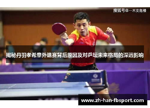 揭秘丹羽孝希意外退赛背后原因及对乒坛未来格局的深远影响